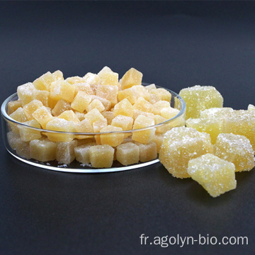 Tranches de gingembre cristallisé de haute qualité à vendre